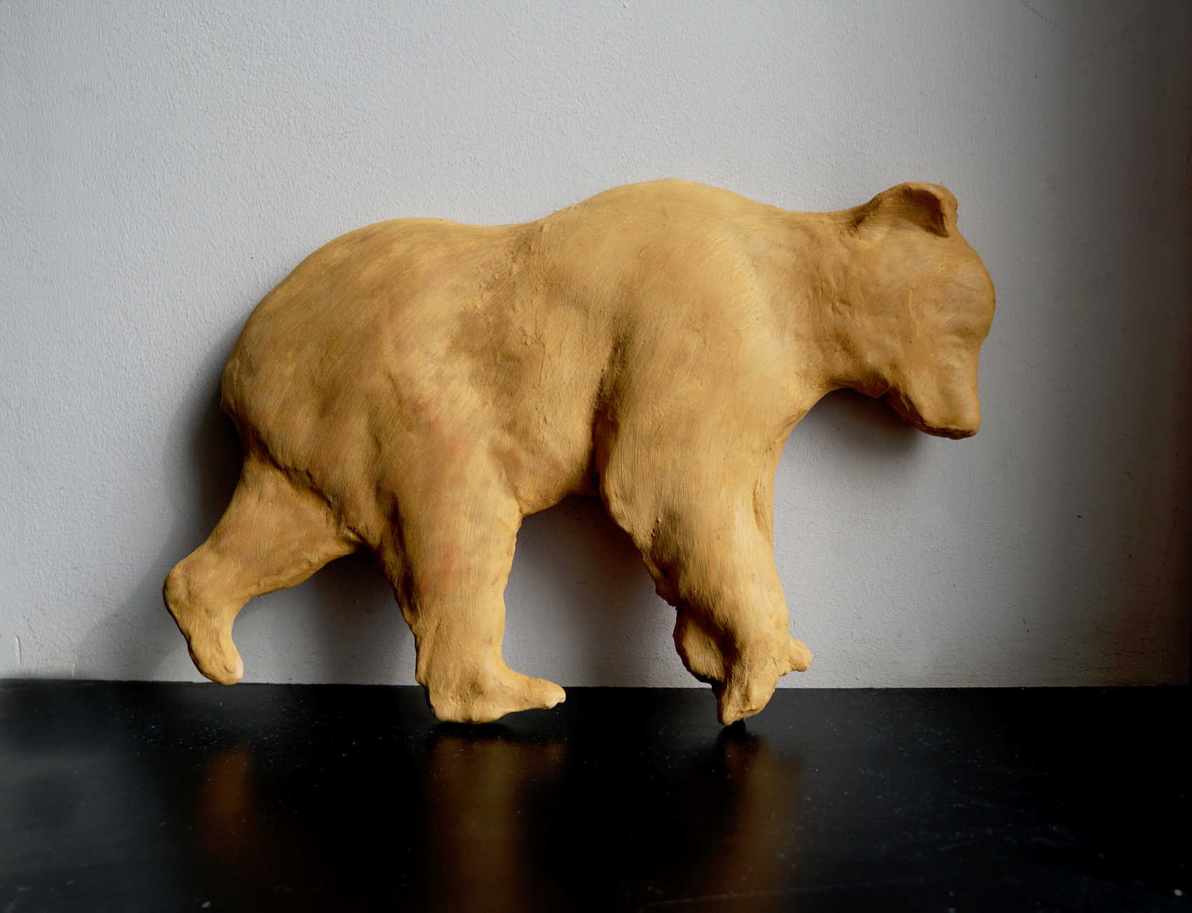 applique murale ours céramique